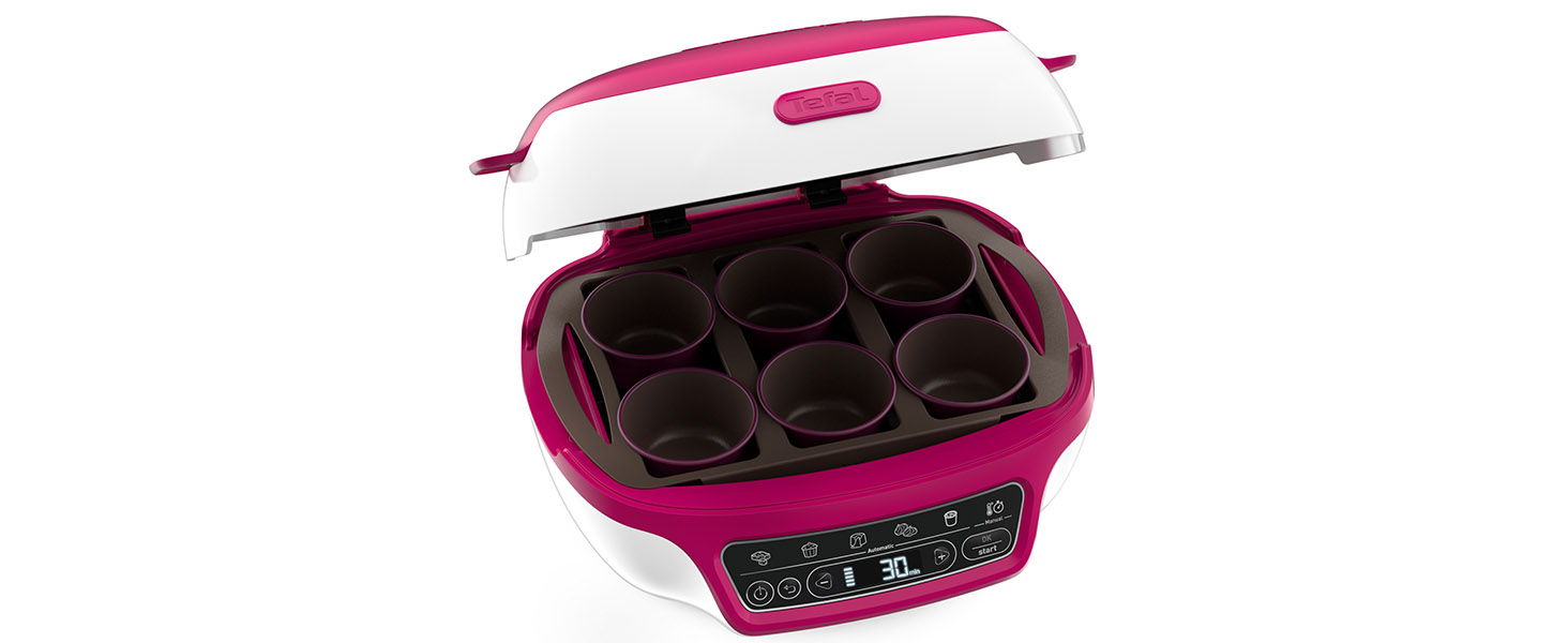 Tefal KD810140 Cake Factory Délices White & Pink Precision Dessert