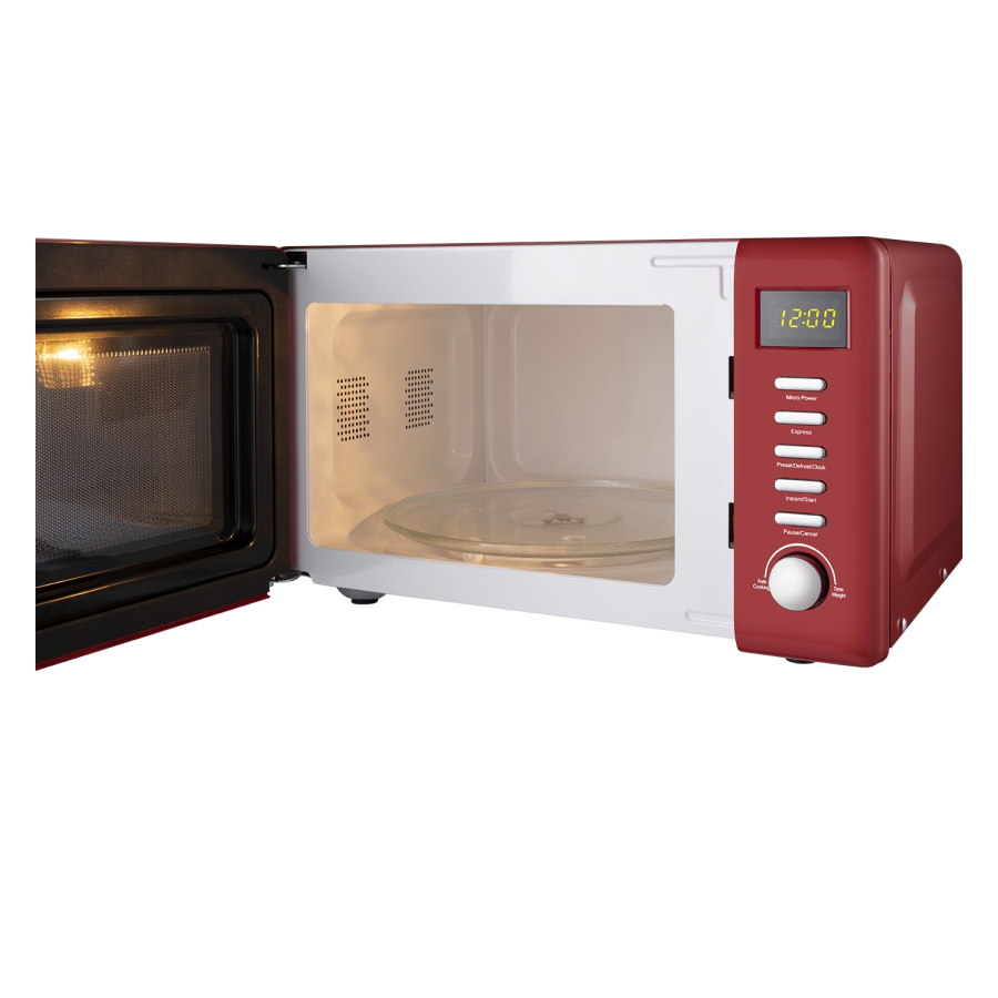 Beko Retro Compact Microwave Oven Red - MOC20200R