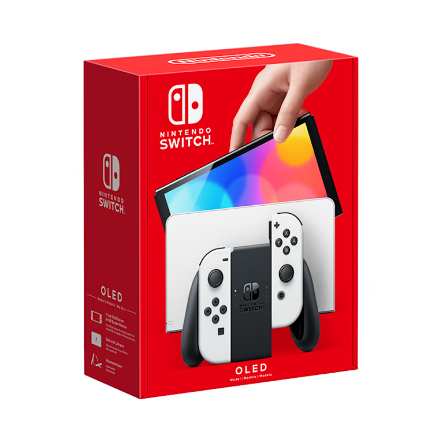 Nintendo Switch Console OLED Red-Bue Neon