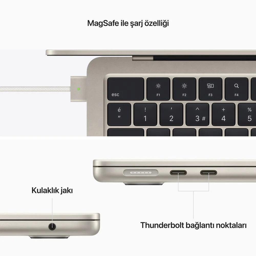 Apple Macbook Air 13.6&quot; M2 Chip, 8GB Ram, 256GB SSD, MLXY3