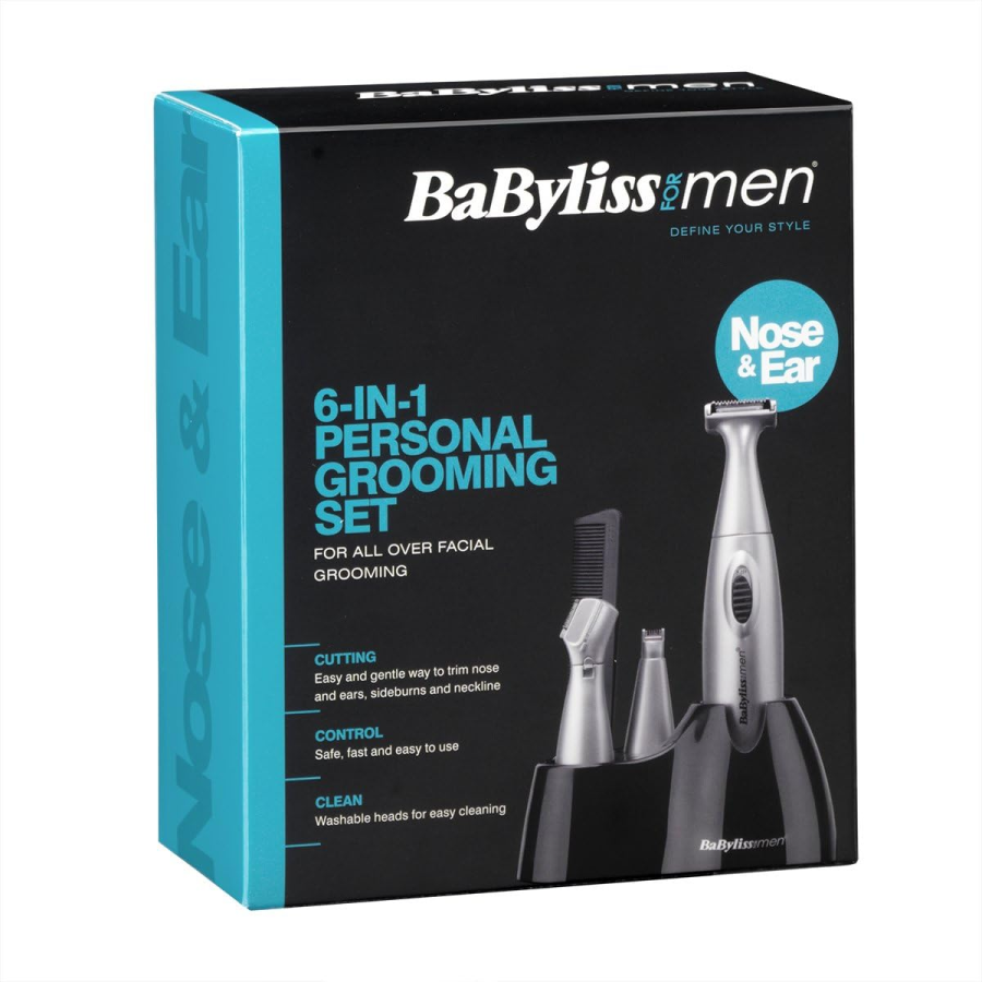 BaByliss 7040CU 6-in-1 Personal Grooming Set