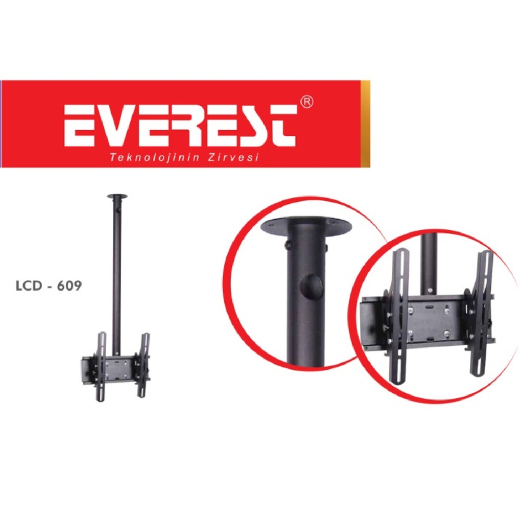 Everest Lcd-609 10 '' - 32 '' Tv Ceiling Hanger Apparatus