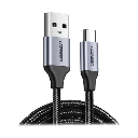 Ugreen 60128 2 m USB-A To USB-C Cable Black