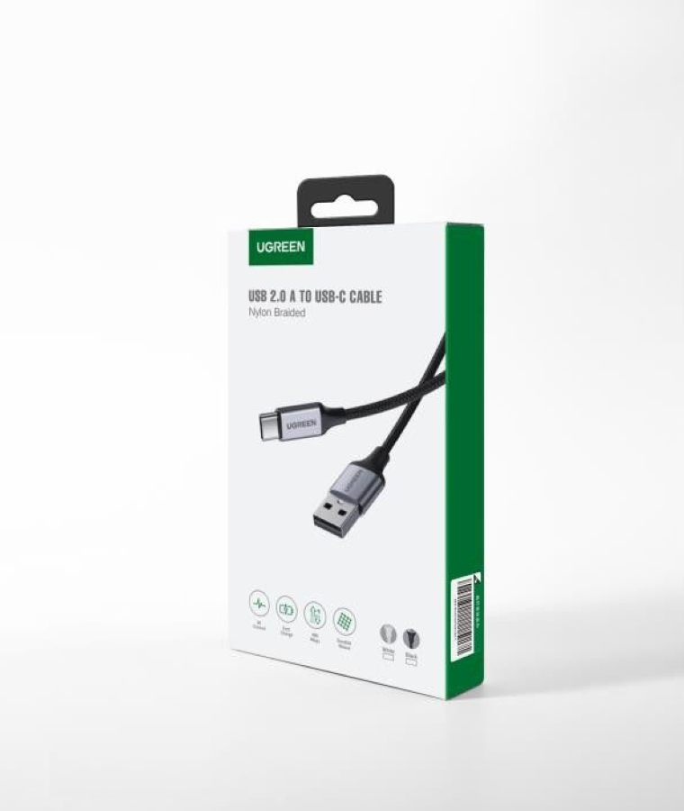 Ugreen Charging Cable US288 USB-C Silver 1m 60131 3A