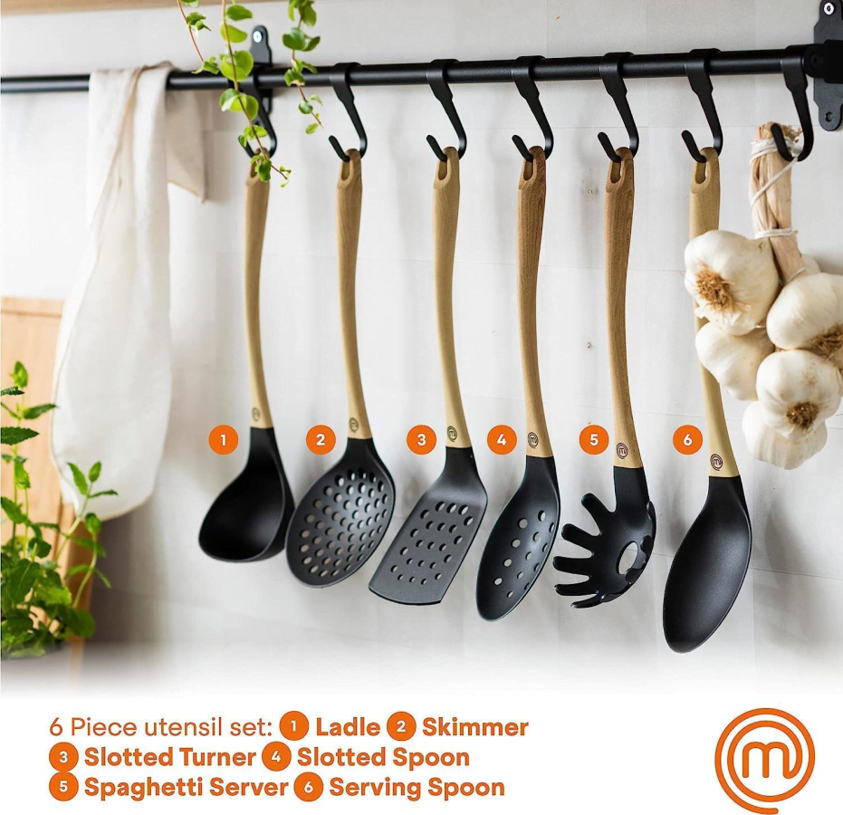 Masterchef Knife Set Of 3 Black Wood Look 525830