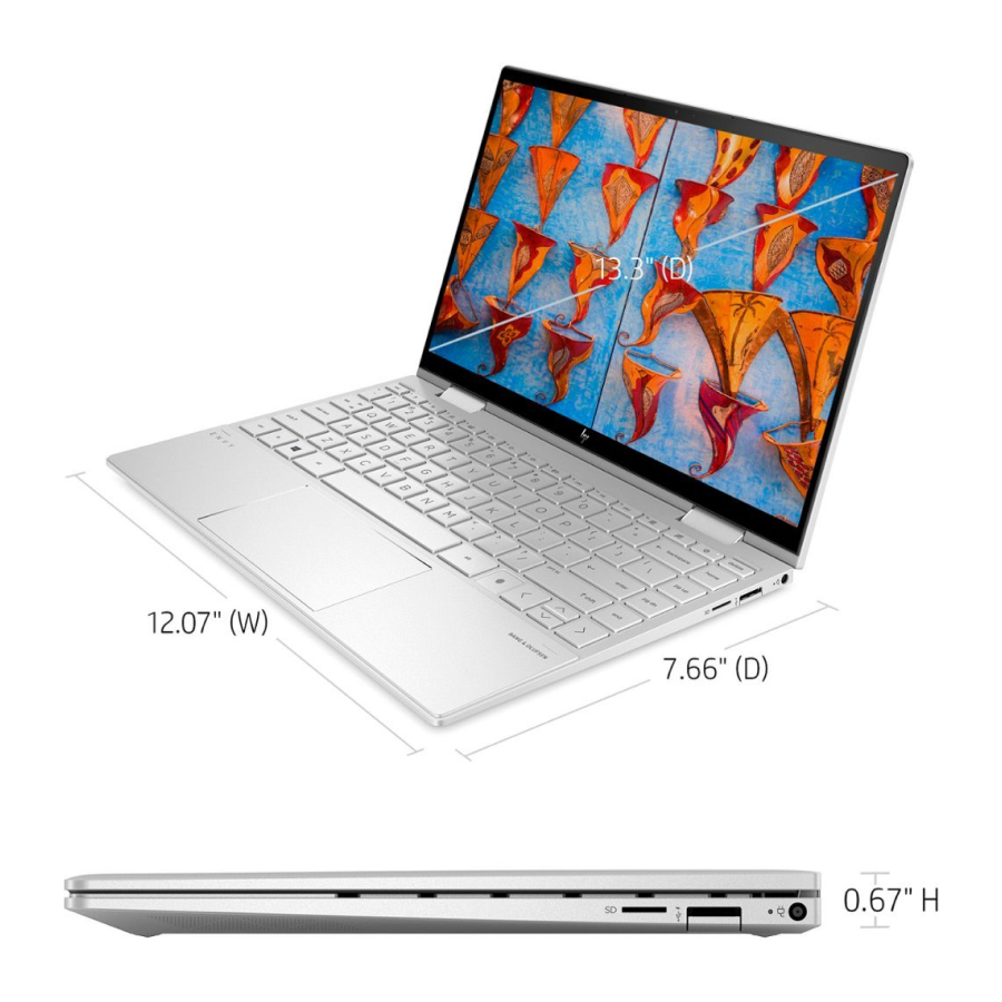HP Envy x360 13M-BD1033DX Core i7-1195G7 13.3&quot; Touch Screen