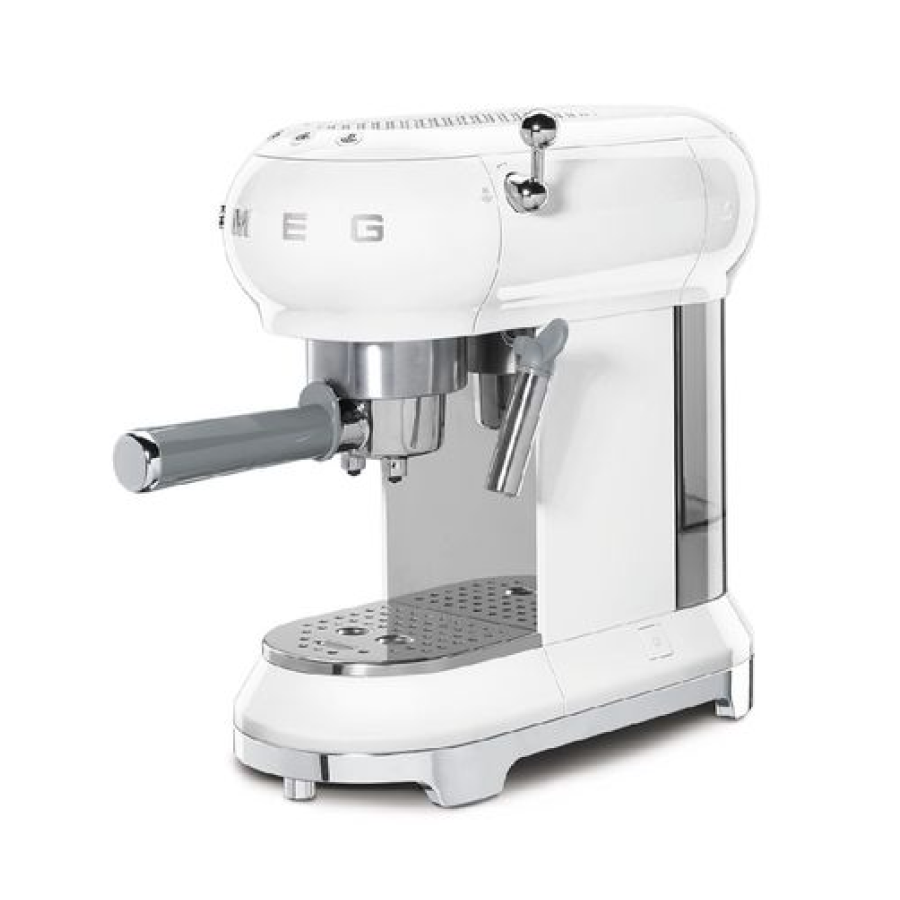 Smeg ECF01 Espresso Manual Kahve Makinesi - Beyaz