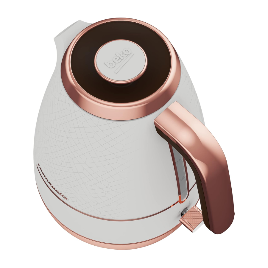 Beko Cosmopolis Dome 1.7 L Kettle Rose Gold WKM8307W