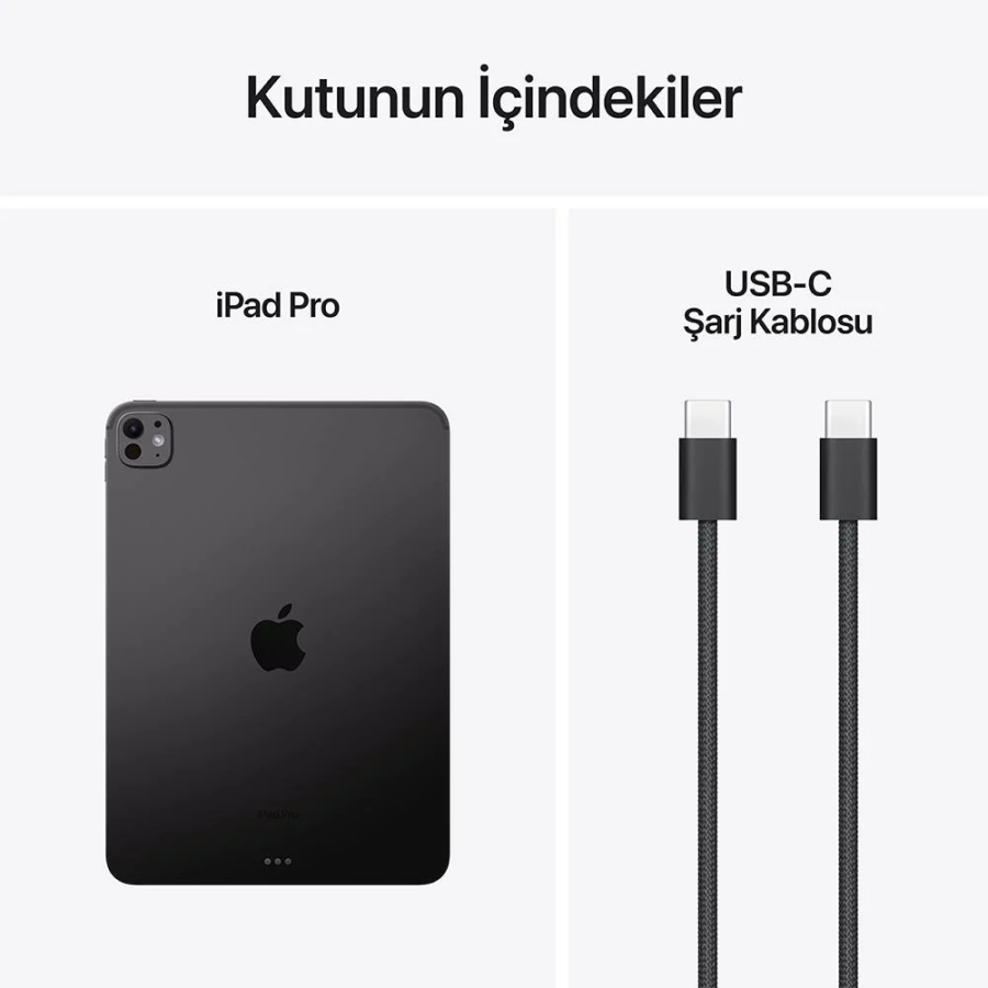 Apple iPad Pro 11 M4 11&quot; Wi-Fi 256 GB Uzay Grisi (MVV83)