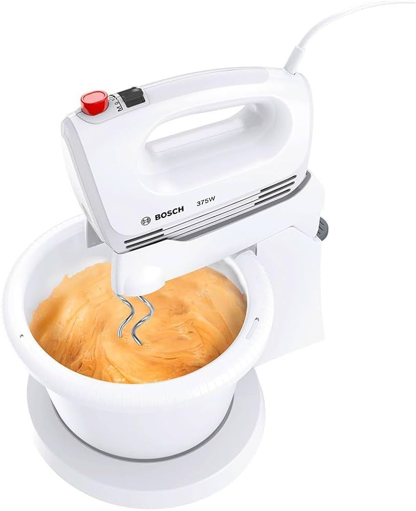 Bosch Hand Mixer With Bowl 450W 1.5L White - MFQ36460