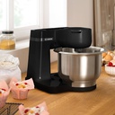Bosch Serie 2 Food Processor 700W 3.8L Black, Stainless Steel - MUMS2EB01