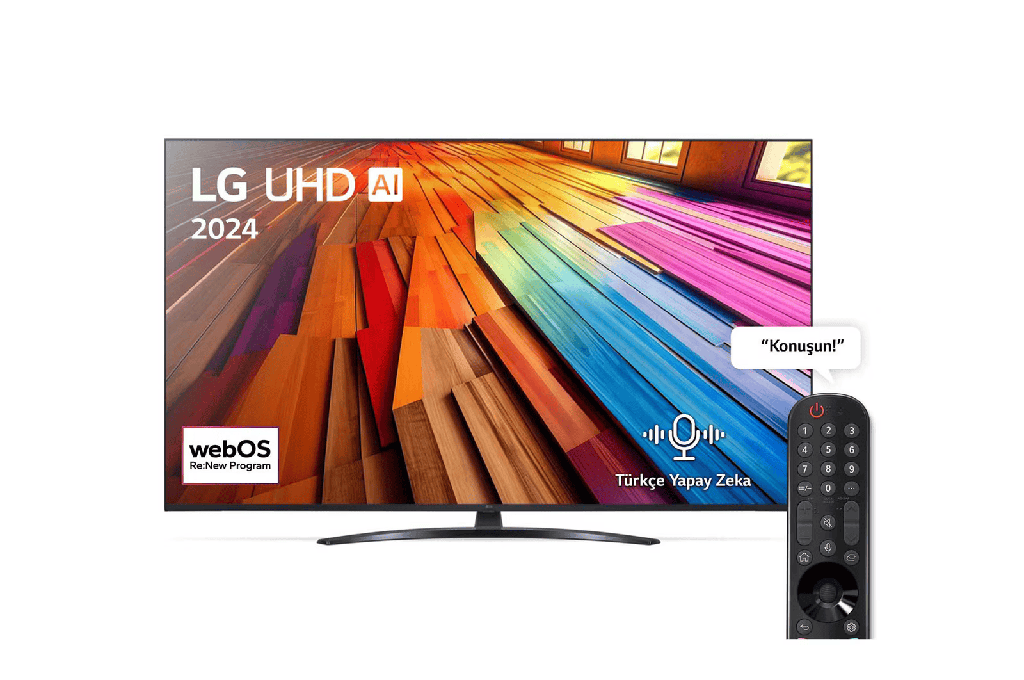LG 65'' UHD AI UT81 4K Smart TV - 65UT81003LA