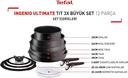 Tefal Titanyum Ingenio Simple Cook 1X Büyük Set - 12 Parça - 2100125537