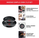 Tefal Titanyum Ingenio Simple Cook 1X Küçük Set - 3 Parça - 2100134663