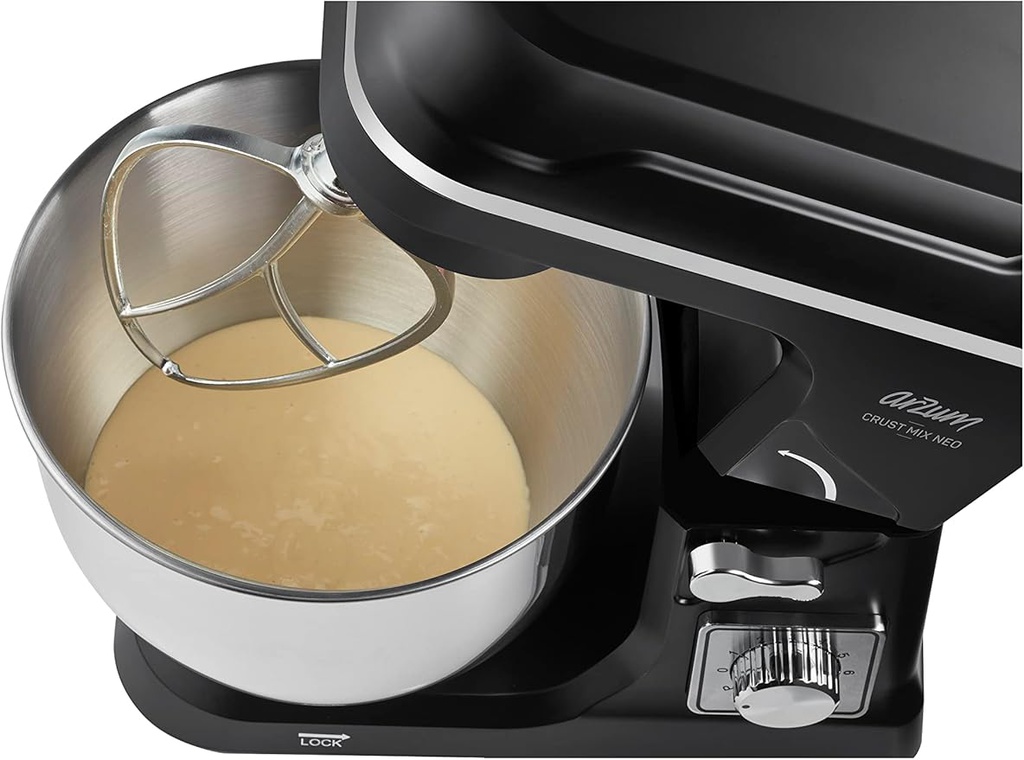 Arzum AR1143-S Crust Mix Neo Siyah 1400 W 5 lt Stand Mikser