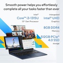 Asus Vivobook 14&quot; X1404VA Laptop i3-1315U 8GB RAM 512GB SSD UHD Graphics FHD