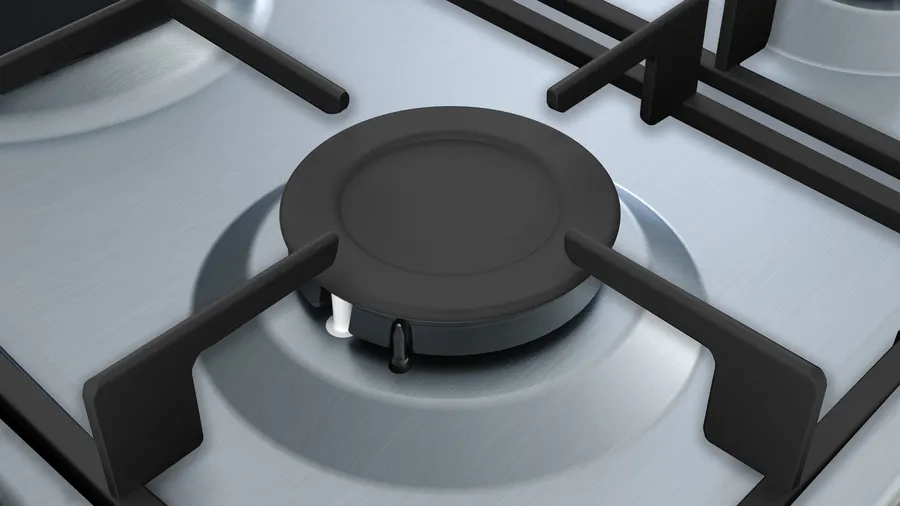 Bosch Serie 2 PBY6C5B62O Hob Stainless steel Built-in 58 cm Combi 4 zone