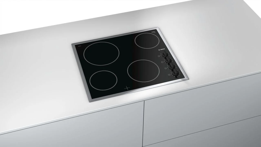 Bosch Serie 2 Elektrikli Ocak 60cm Siyah Surface PKE645CA2E