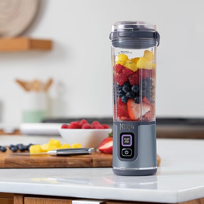 Ninja Blast Portable Blender Denim Blue 530 Ml. (BC151EUNV)