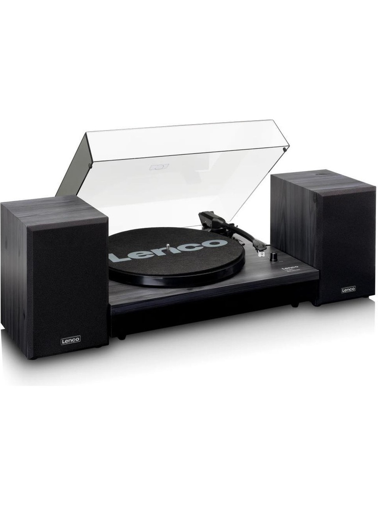 Lenco LS-301BK Bluetoothlu Hoparlörlü Plak Çalar Pikap Siyah