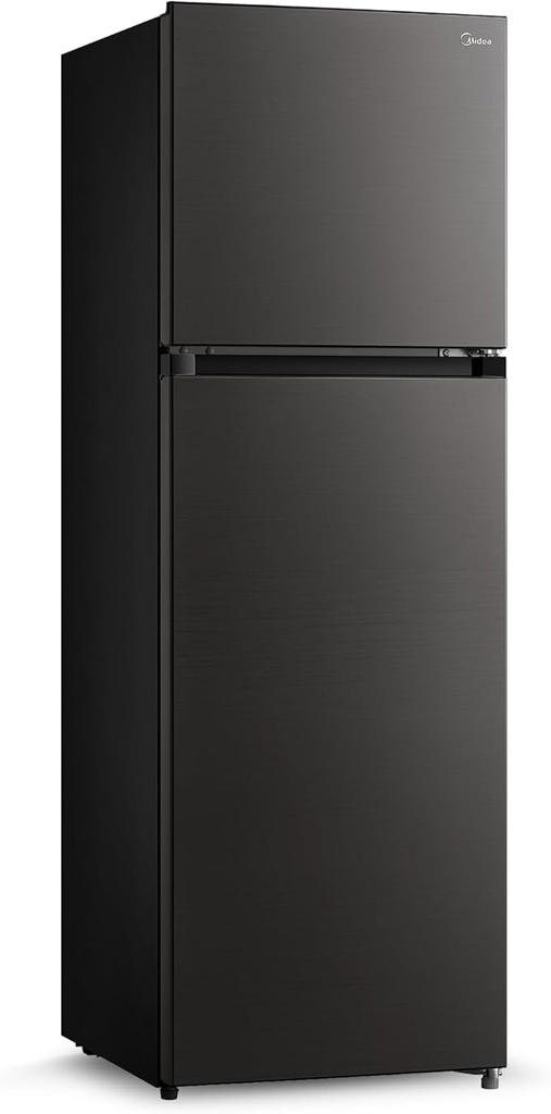 Midea 390L Gross &amp; 262L Net Double Door Refrigerator With Multi-Air Flow Technology - MDRT390MTE28AE Jazz Black