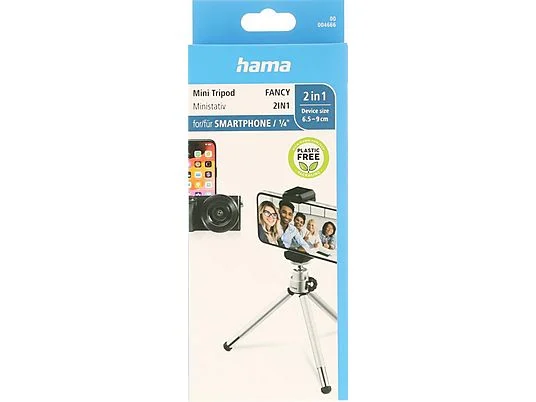 HAMA Fancy 2in1 16 Cm Telefon ve Kamera Uyumlu Mini Tripod Siyah -  HM.4666