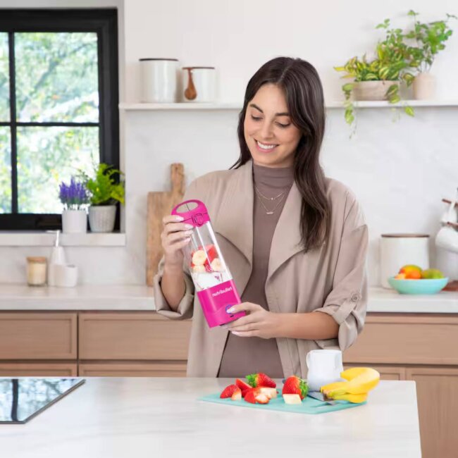 Nutribullet Portable Blender 2000mAh 475ml. Pink NBP003BP 33211