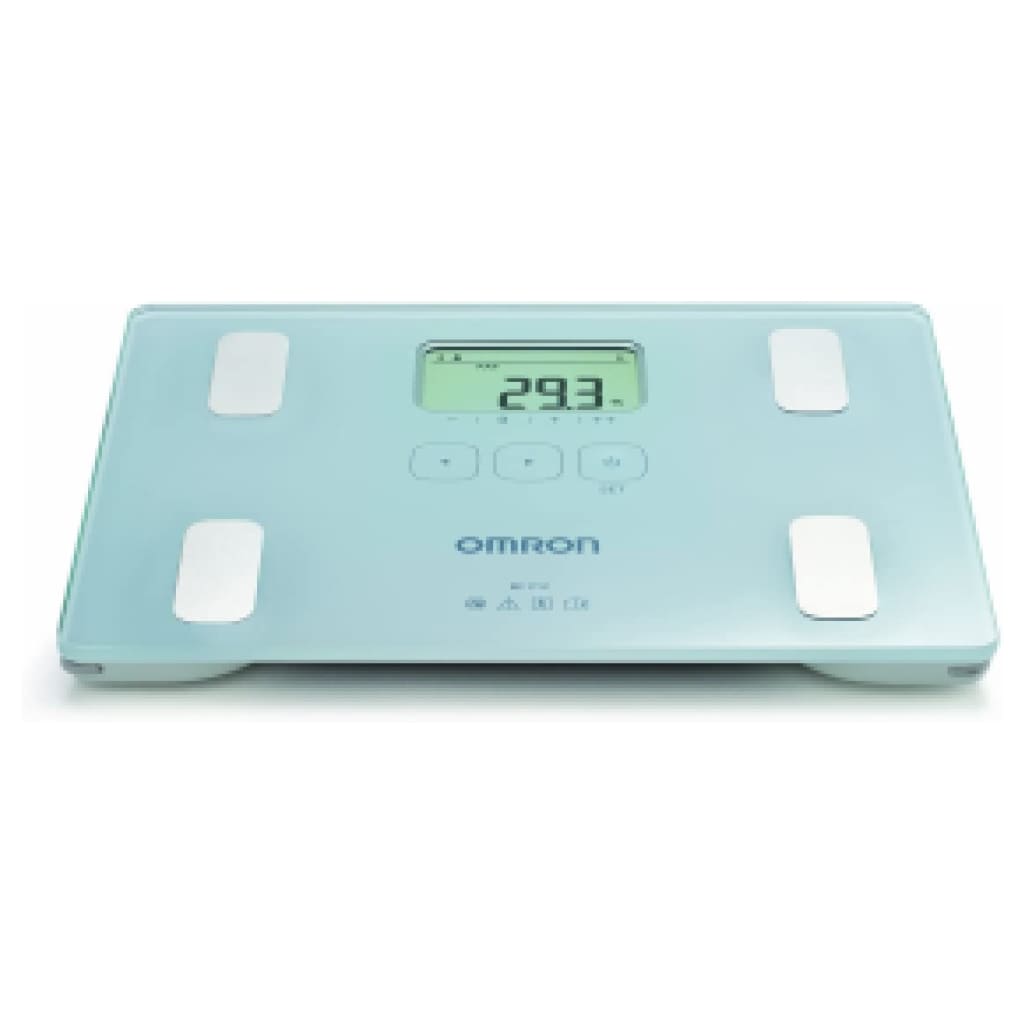 Omron Bf511 Body Composition and Body Fat Monitor Bathroom Scale - Dark  Blue - Yahoo Shopping