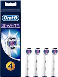 Braun Oral-B 3D White Replacement Toothbrush Heads (4 Pack) b18b4