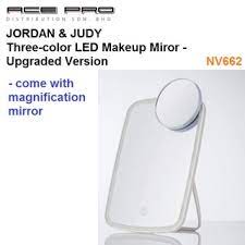 Jordan &amp; Judy NV663 LED cosmetic mirror with magnifying glass