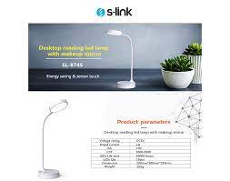 S-LINK SL-8745 DESKTOP LED LAMP MAKEUP+READER