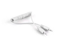 S-link SL-SP2 1m Stereo M / M Spiral Audio Cable - White