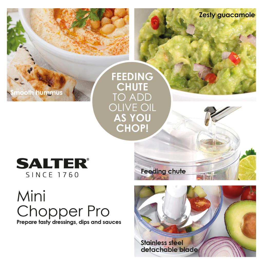 Salter EK2182 Mini Kitchen Electric Food Chopper