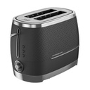 Beko Cosmopolis 2 Slice Toaster Black+chrome - TAM8202B 