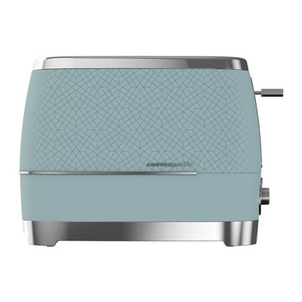 Beko Cosmopolis 2 Slice Toaster Blue+Chrome - TAM8202T