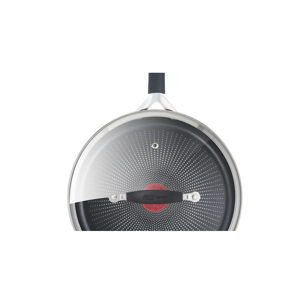 Jamie Oliver by Tefal Quick and Easy E3031944 28cm Wok Pan - Stainless  Steel - Romerils Jersey