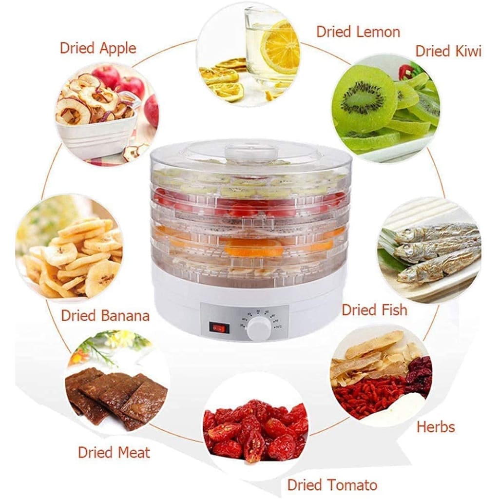 Masterchef Food Dehydrator W 5 Trays and Digital Temperature Controls- Dehydrating Machine Includes