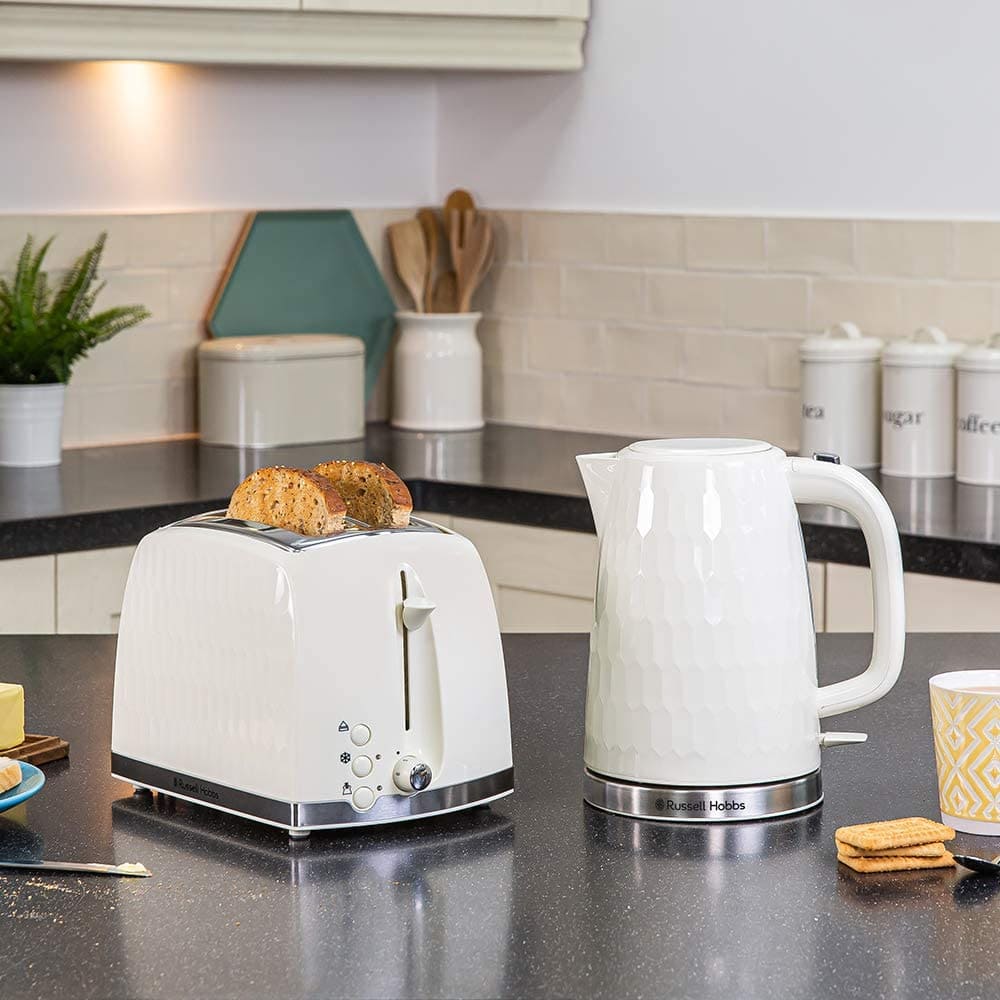 Russell Hobbs Honeycomb Kettle White