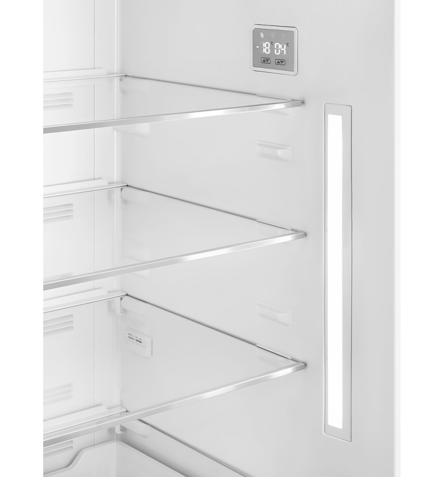 Smeg FAB38RCR5 Free standing refrigerator Bottom Mount Cream 50's Style