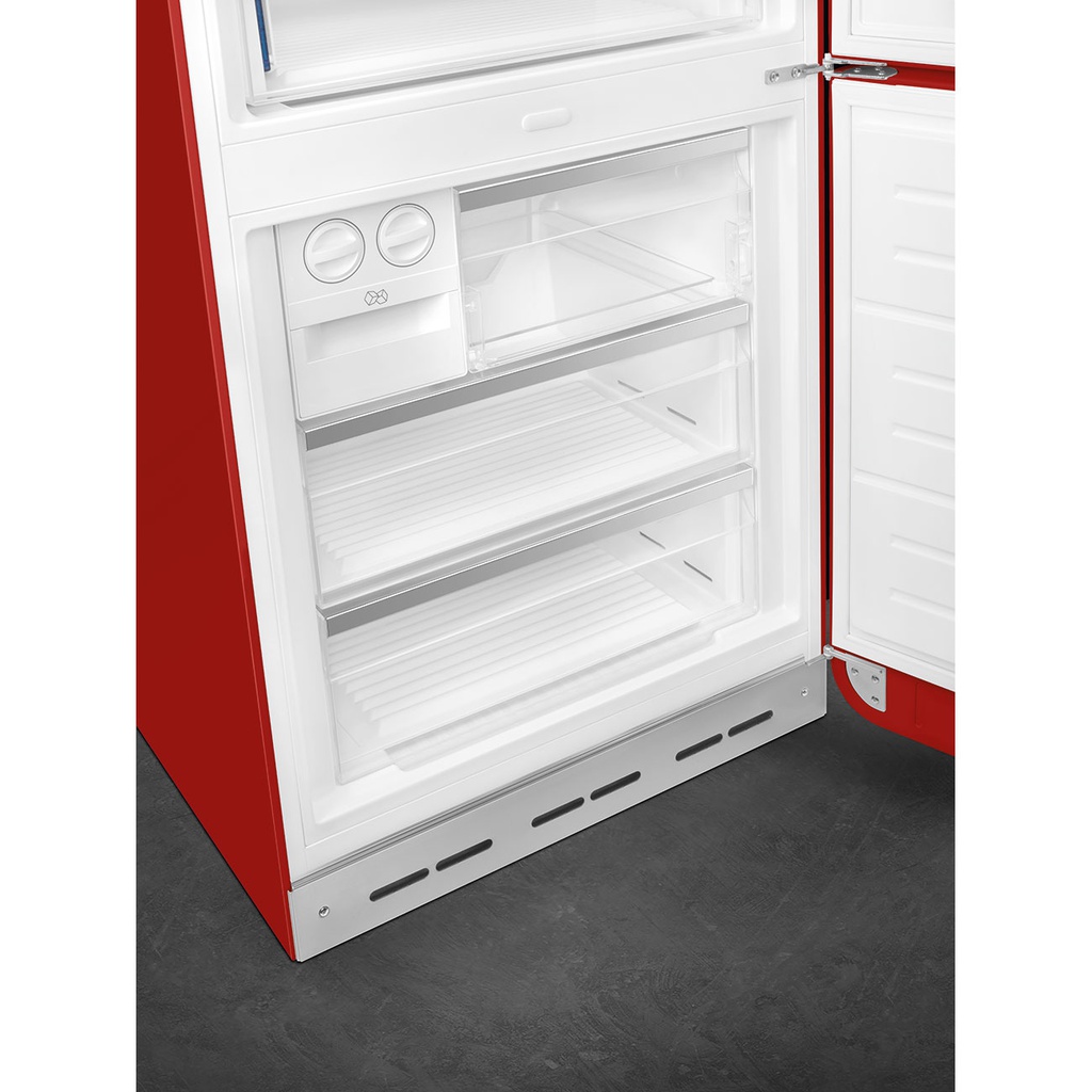 Smeg FAB38RRD5 Free standing refrigerator Bottom Mount Red 50's Style Aesthetic