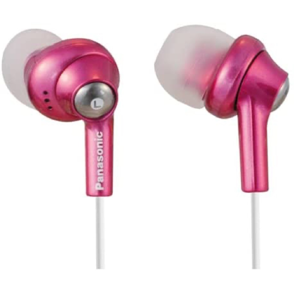 Panasonic In-Ear Earphones Headphones for iPod iPhone CD MP3 – Pink, RP-HJE270EP