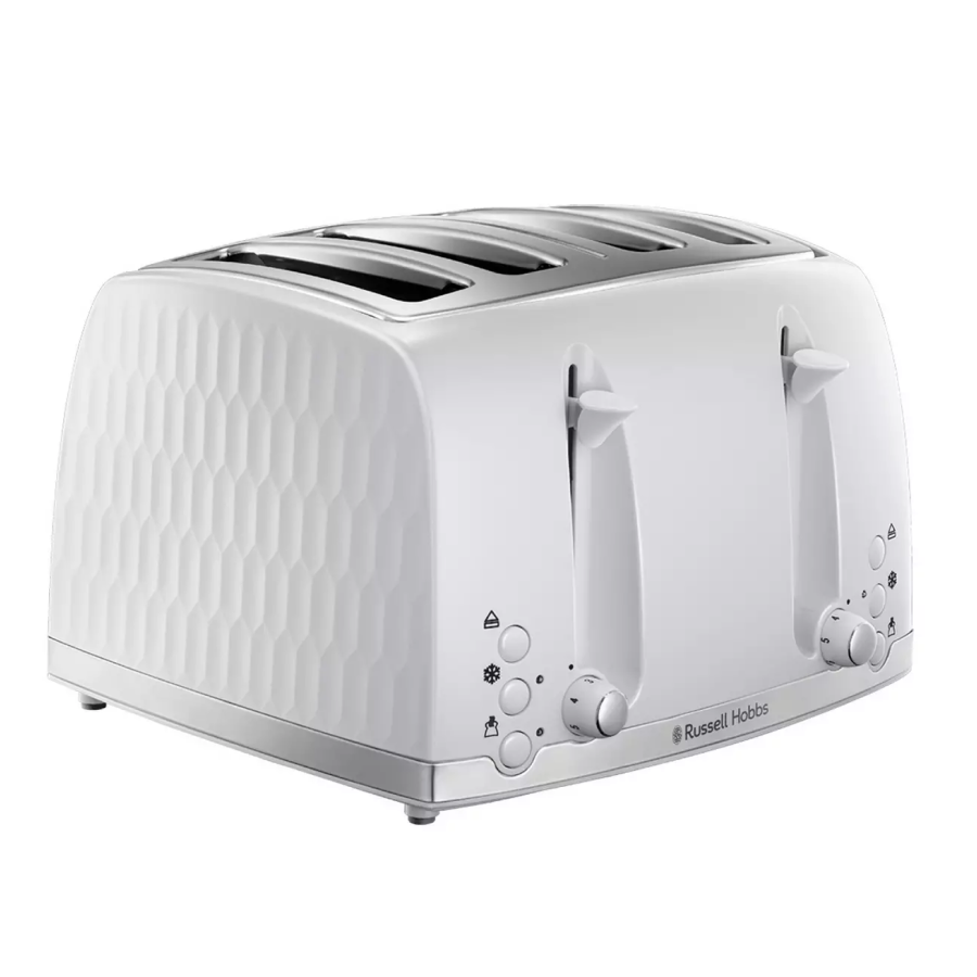 Russell Hobbs 26070 Honeycomb Collection 4 Slice Toaster