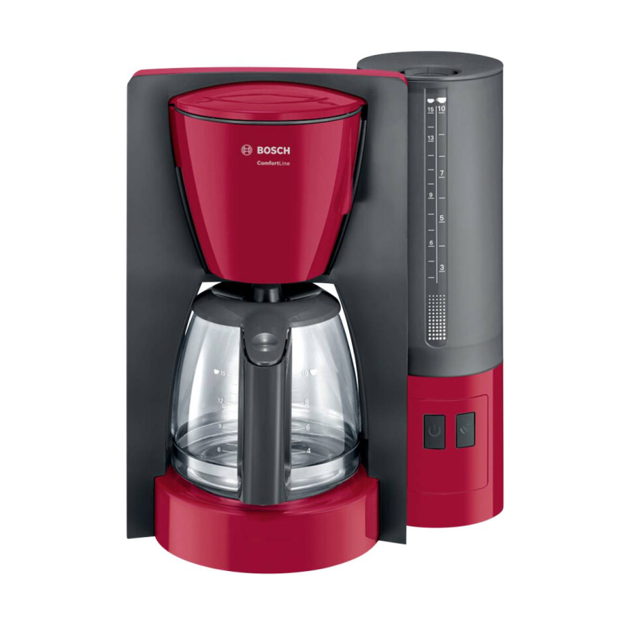 BOSCH ComfortLine Filter Coffee Machine  - TKA6A044 | Red