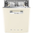 Smeg STFABCR3 Under counter built-in dishwasher  width 50's Style Aesthetic