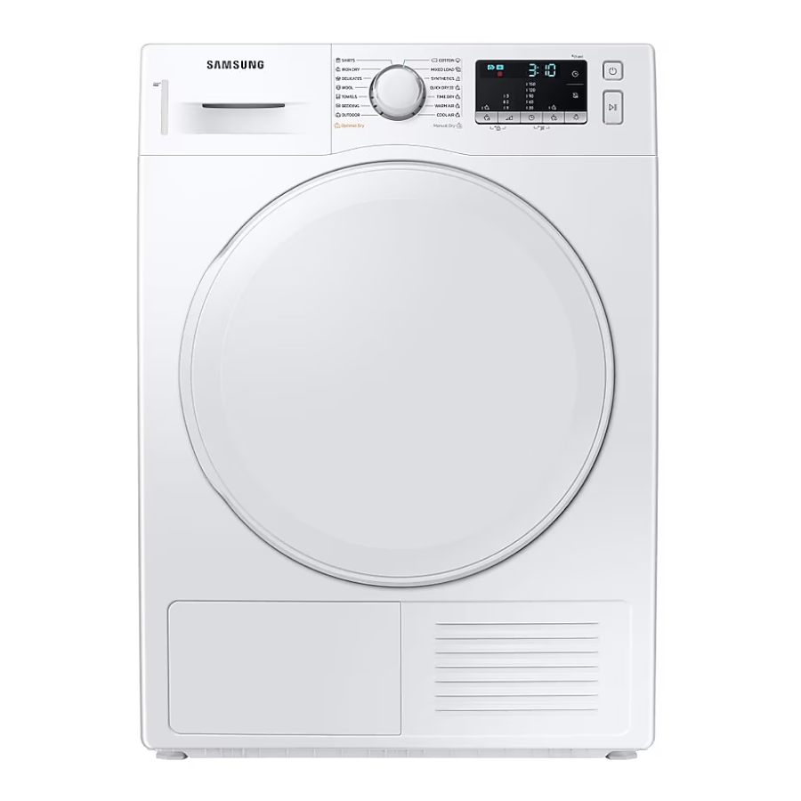 Samsung DV80TA020DE/L Isı Pompalı Çamaşır Kurutma Makinesi 8kg - Beyaz