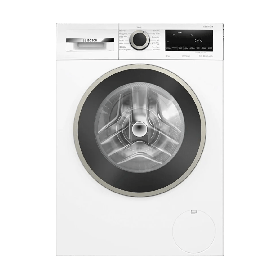Bosch WGA142Z0TR 9kg 1200 Devir, Çamaşır Makinesi - Beyaz
