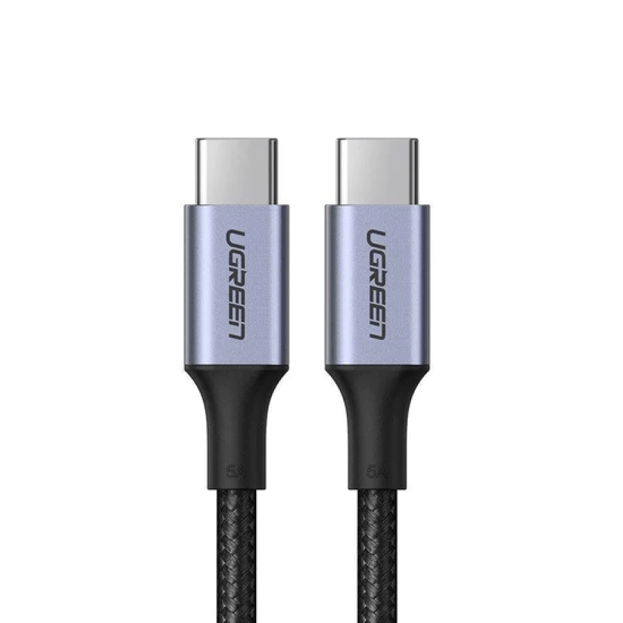 Ugreen US316 USB-C / USB-C Kablosu PD Hızlı Şarj 2m Siyah 100W Kablo 70429B