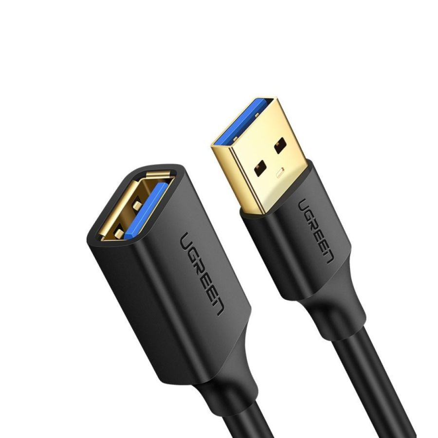 Ugreen US129-10373B USB 3.0 Uzatma Erkek Kablo 2M Siyah