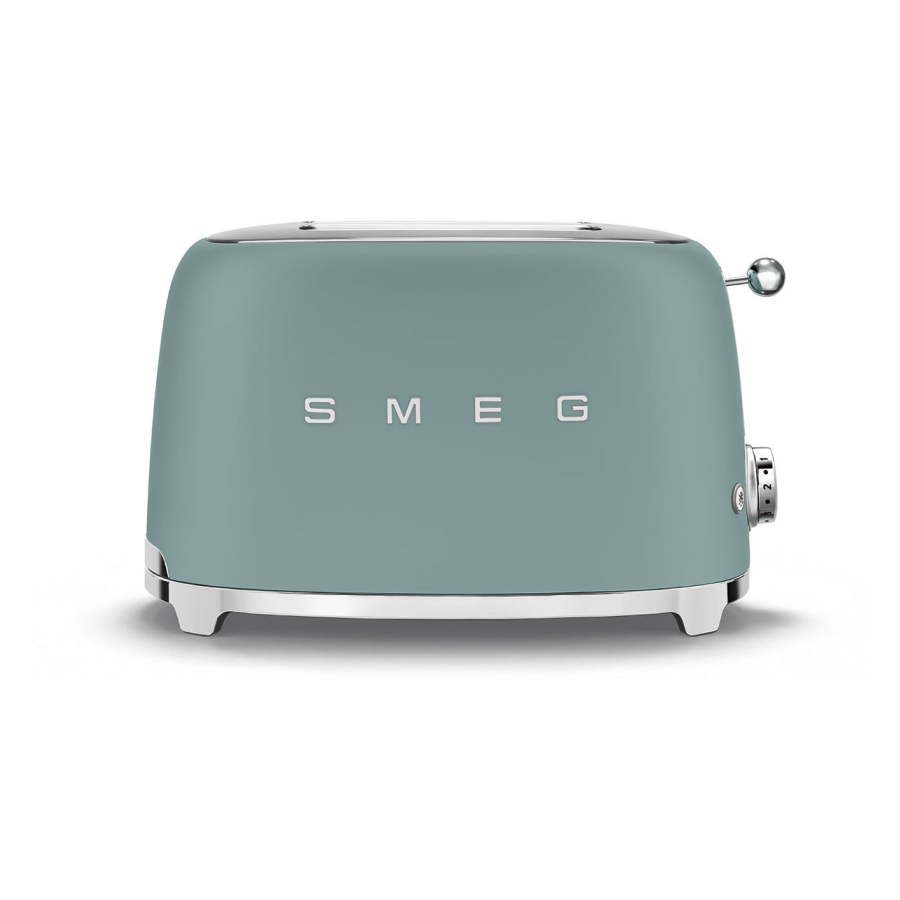 Smeg TSF01EGMEU Toaster &quot;50's Style Aesthetic&quot; - Emerald Green