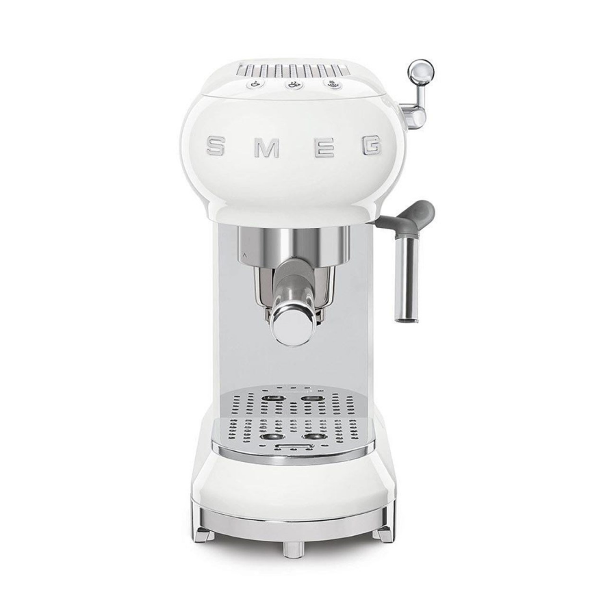 Smeg ECF02WHEU Espresso Manual Coffee Machine